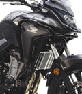 Crosspro Aluminium Crash Bar Black - Compatible with OEM Skid Plate – Honda CB500X 2019–2023