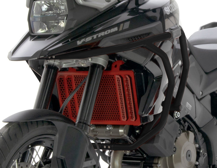 Crosspro Aluminium Crash Bar Textured Black - Incompatible with OEM Crash Bars – Suzuki V-Strom 1050 (All Models) 2020–2026