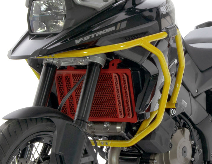Crosspro Aluminium Crash Bar Yellow - Incompatible with OEM Crash Bars – Suzuki V-Strom 1050 (All Models) 2020–2026