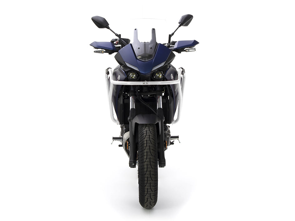Crosspro Aluminium Crash Bar White – Yamaha Tracer 7 / GT 2020–2024