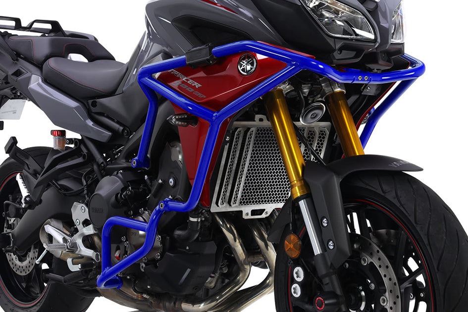 Crosspro Aluminium Crash Bar Blue – Yamaha Tracer 900 / GT 2018–2020