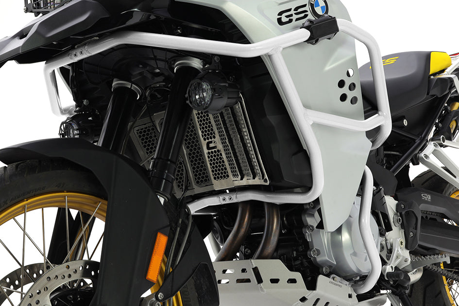 Crosspro Aluminium Crash Bar White – BMW F850GS Adventure 2021–2023