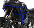 Crosspro Aluminium Crash Bar Blue - World Raid; Compatible with OEM Skid Plate – Yamaha Tenere 700 2022–2025