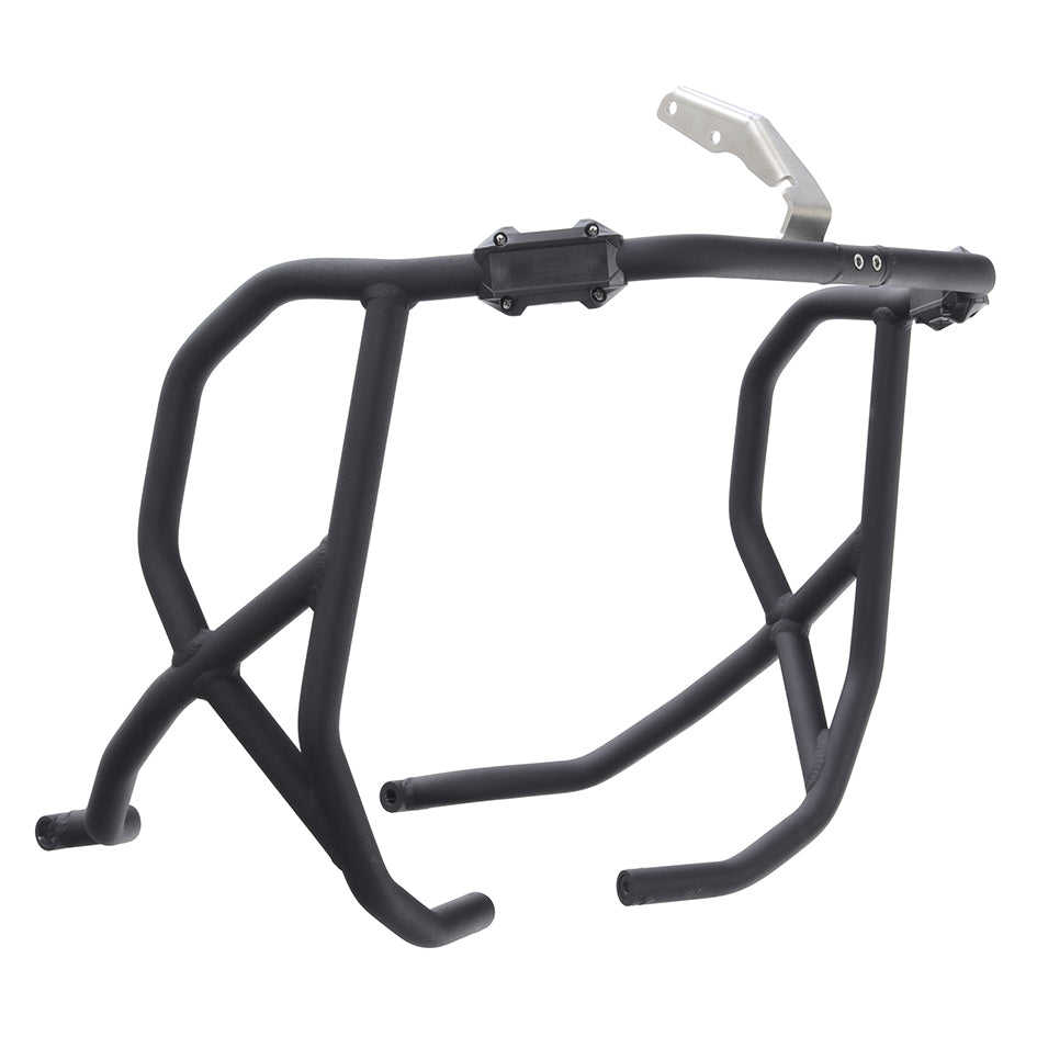 Crosspro Aluminium Crash Bar Textured Black - Compatible with OEM Skid Plate – Ducati DesertX 2022–2025