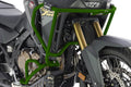 Crosspro Aluminium Crash Bar Green - Adventure Sports; Compatible with OEM Skid Plate – Honda CRF1100L Africa Twin / Adventure Sport 2024–2026