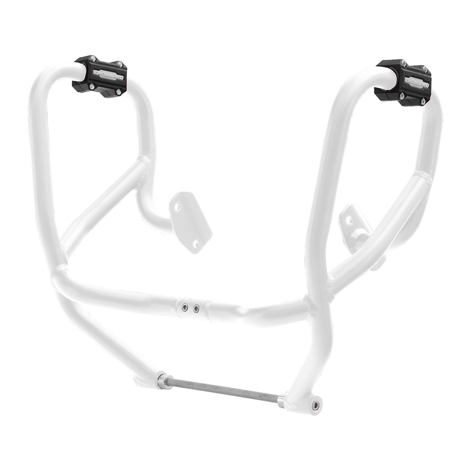 Crosspro Aluminium Crash Bar White - Compatible with OEM Skid Plate – KTM 390 Adventure R / X 2025–2026