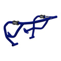 Crosspro Aluminium Crash Bar Blue - Compatible with OEM Skid Plate – Yamaha Tracer 7 / GT 2025