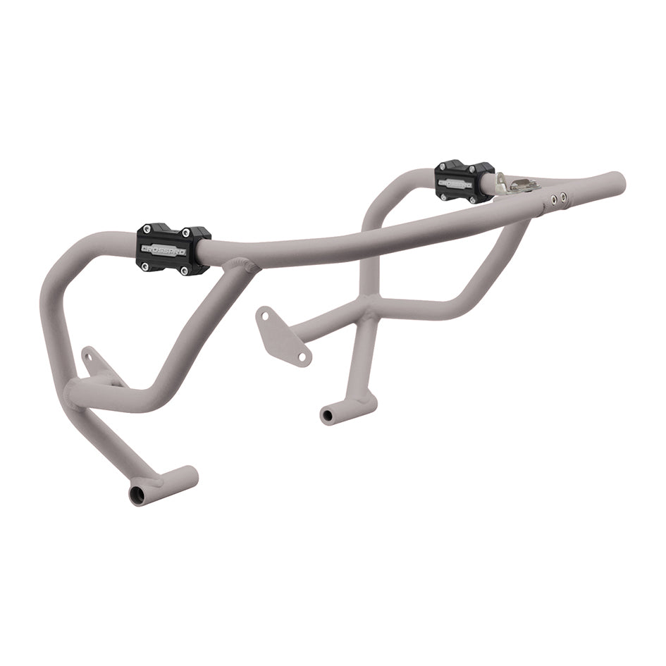 Crosspro Aluminium Crash Bar Ice Polish Protected - Compatible with OEM Skid Plate – Yamaha Tracer 7 / GT 2025