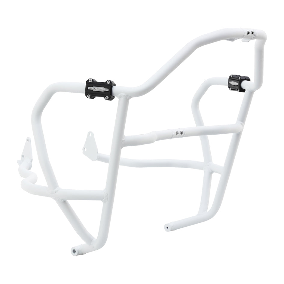 Crosspro Aluminium Crash Bar White - World Raid; Compatible with OEM Skid Plate – Yamaha Tenere 700 2026
