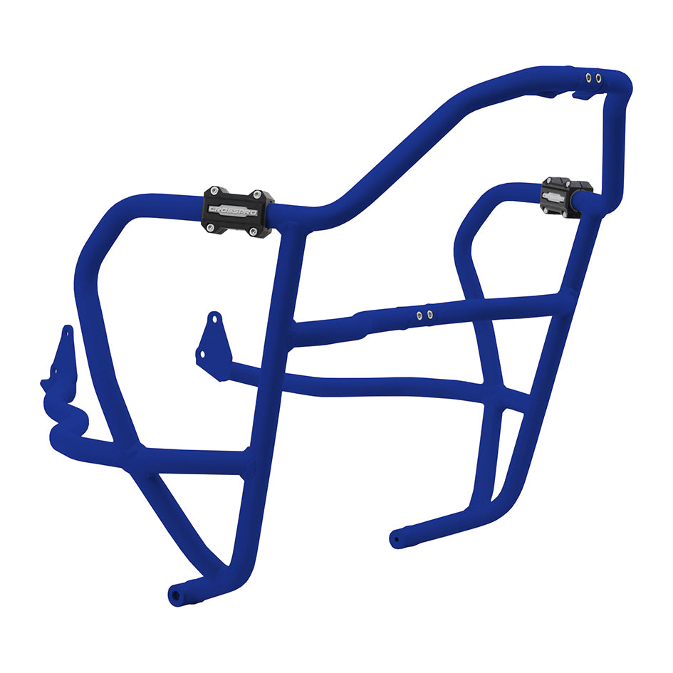 Crosspro Aluminium Crash Bar Blue - World Raid; Compatible with OEM Skid Plate – Yamaha Tenere 700 2026