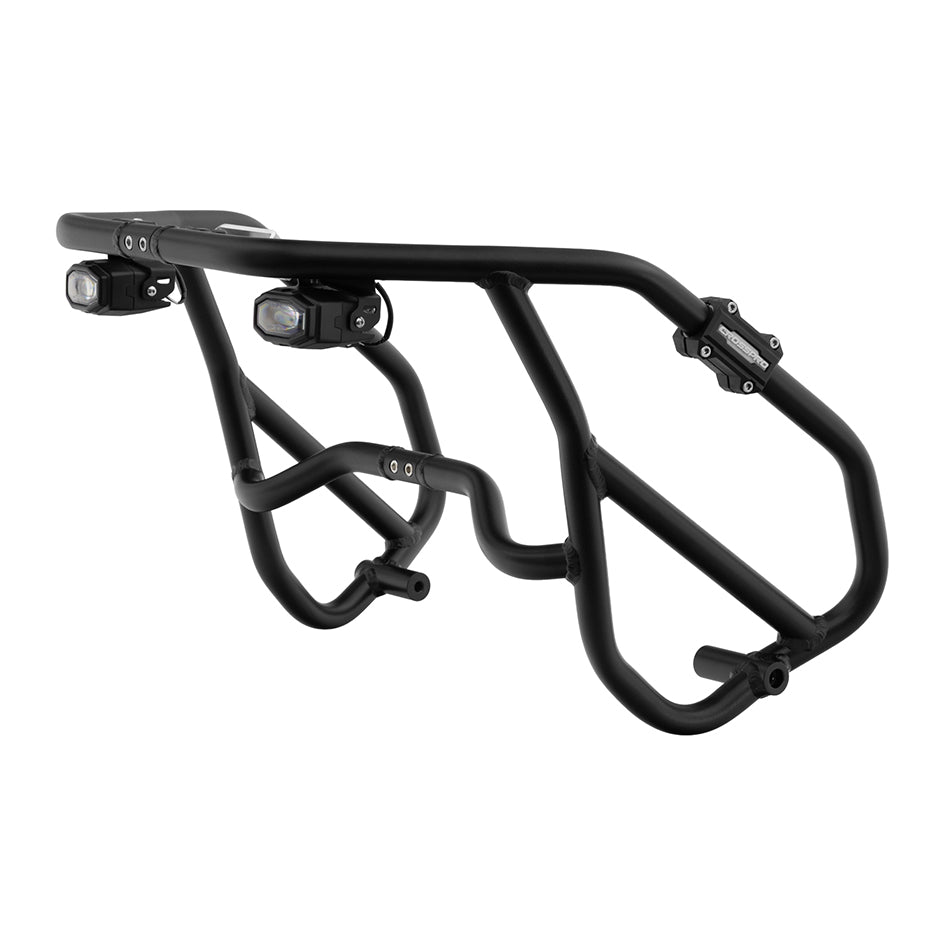 Crosspro Aluminium Crash Bar Textured Black - inc SE ; Compatible with OEM auxiliary headlights