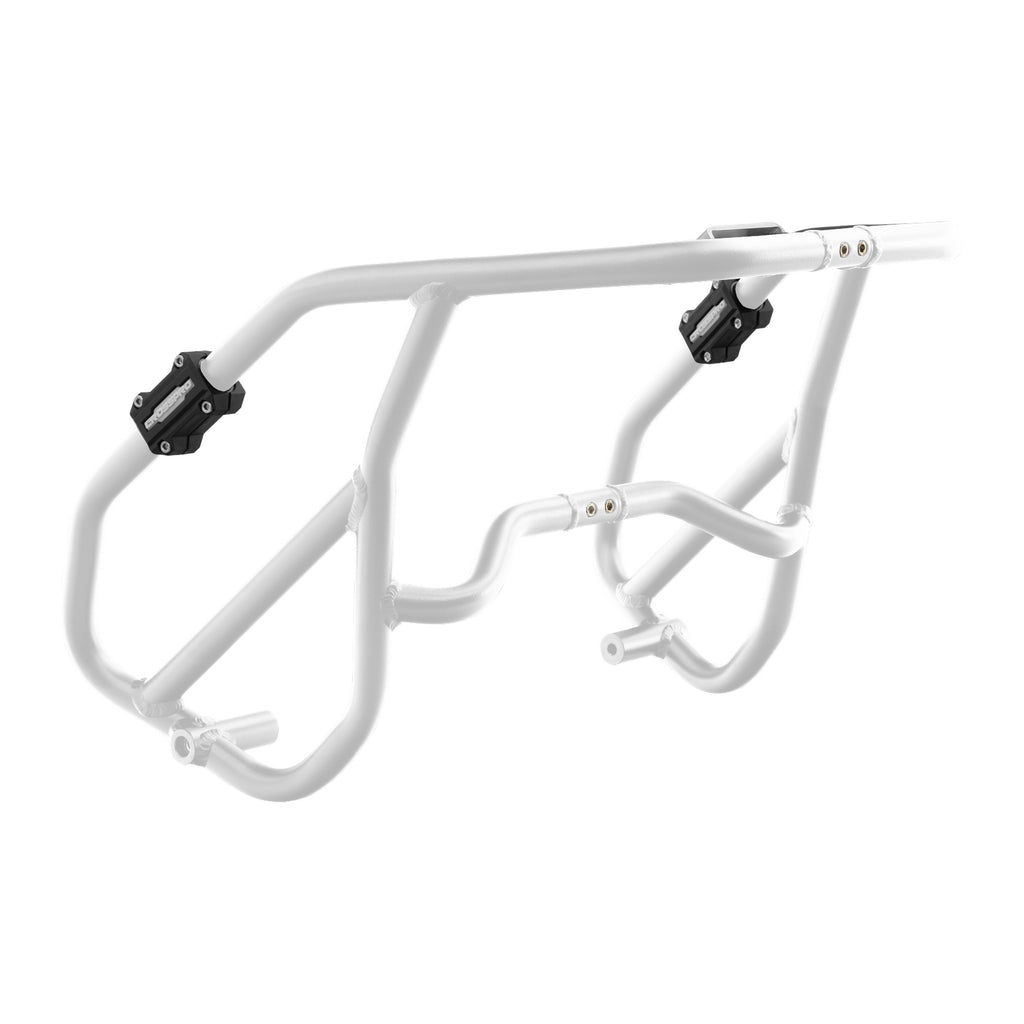 Crosspro Aluminium Crash Bar White - inc SE ; Compatible with OEM auxiliary headlights