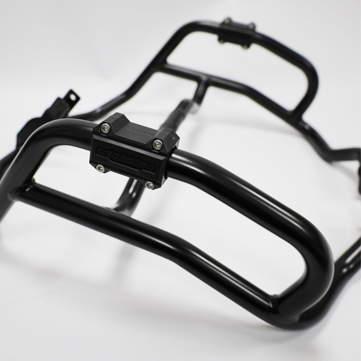 Crosspro Aluminium Crash Bar Black – AJP PR7 650 Adventure 2018–2026