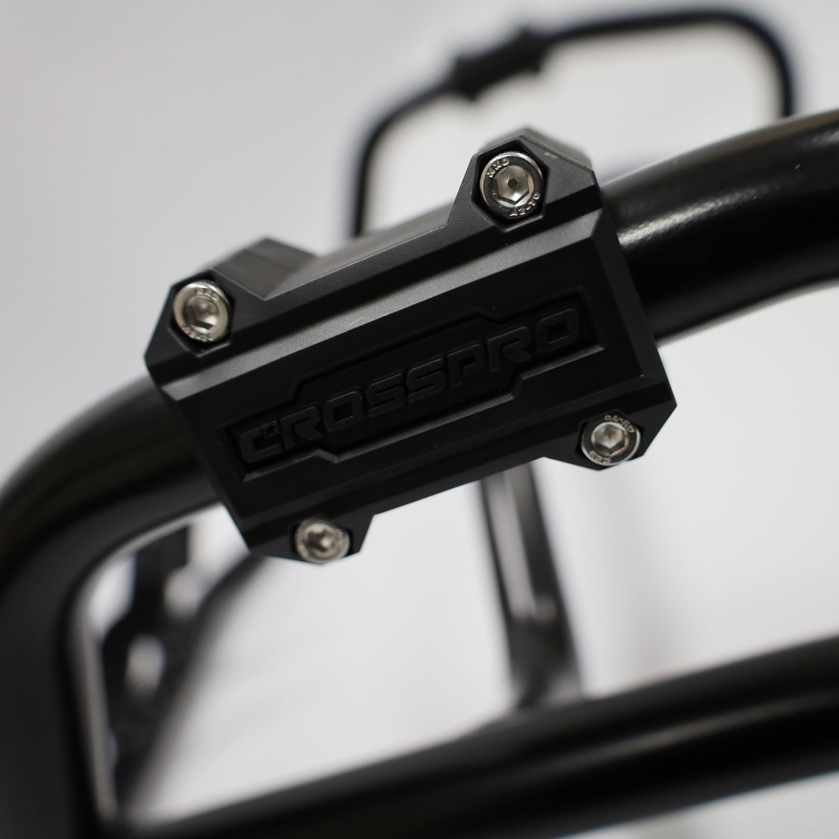 Crosspro Aluminium Crash Bar Black – AJP PR7 650 Adventure 2018–2026