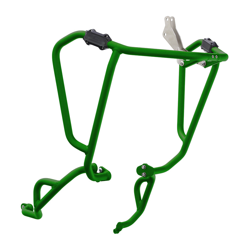 Crosspro Aluminium Crash Bar Green - Adventure Sports; Compatible with OEM Skid Plate – Honda CRF1100L Africa Twin / Adventure Sport 2020–2023