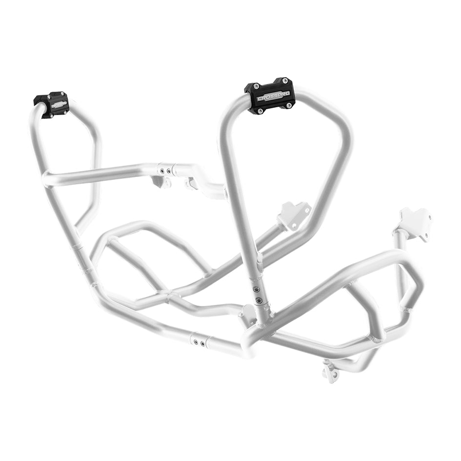 Crosspro Aluminium Crash Bar White - R model,S model; Not compatible with 2CP0900075.