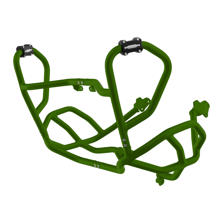 Crosspro Aluminium Crash Bar Green - R model,S model; Not compatible with 2CP0900075.