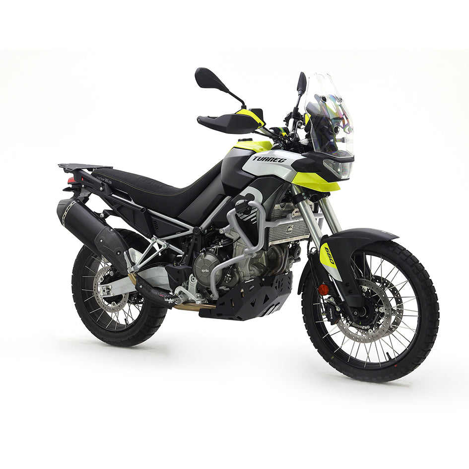 Crosspro Aluminium Crash Bar Ice Polish Protected - Compatible with OEM Skid Plate – Aprilia Tuareg 660 2022–2026