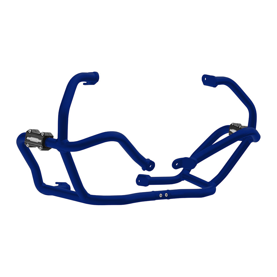 Crosspro Aluminium Crash Bar Blue - Compatible with OEM Skid Plate – CFMoto 800 MT-X 2025–2026