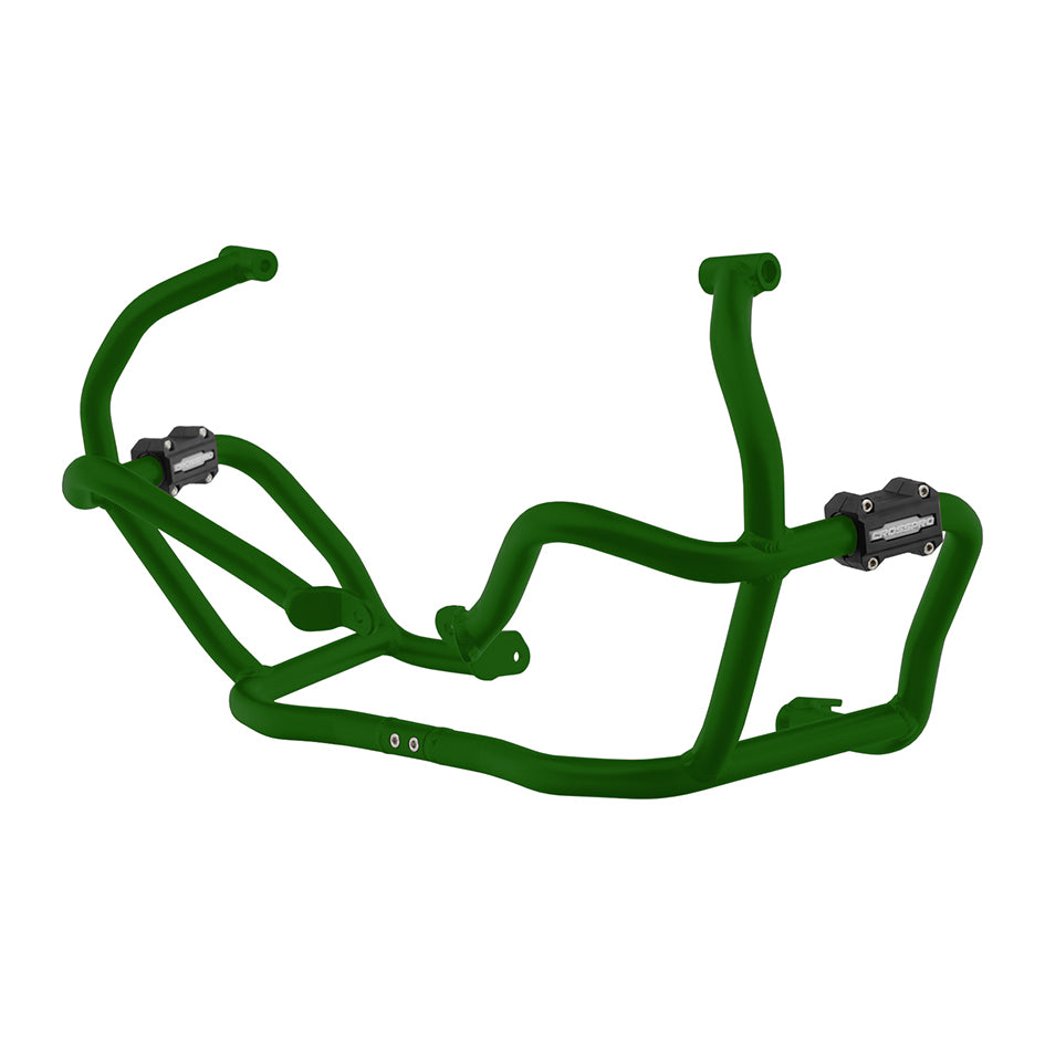 Crosspro Aluminium Crash Bar Green – CFMoto 1000 MT-X 2026