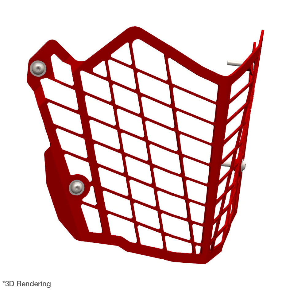 Crosspro SS Headlight Protector Red