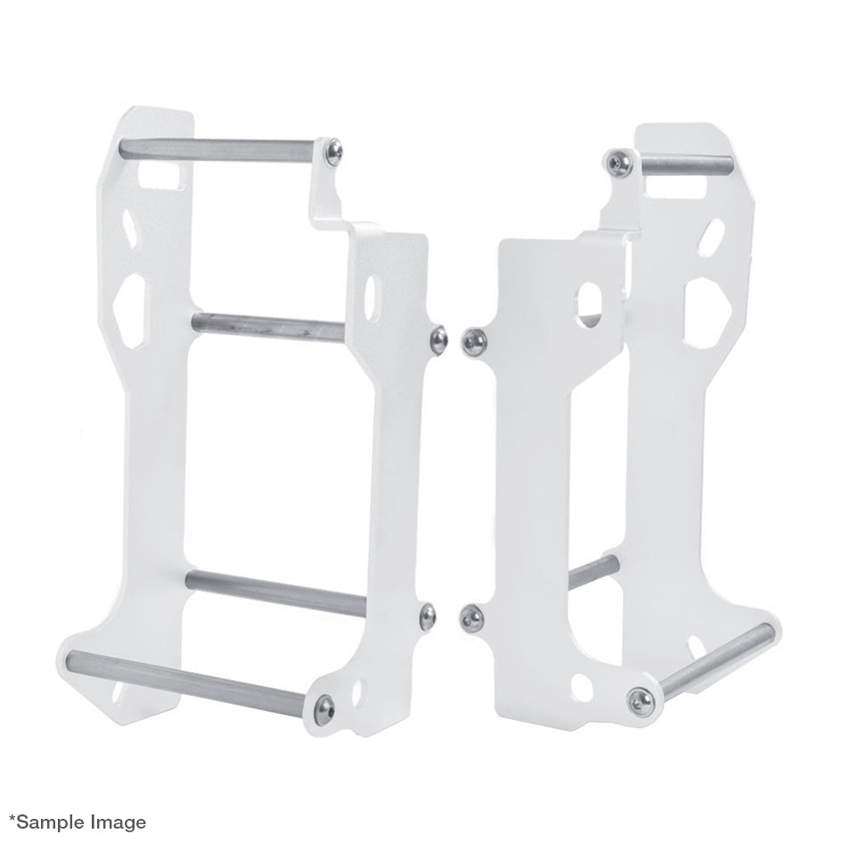 Crosspro Trail Radiator Guard, White – AJP PR7 650 Adventure 2018–2026