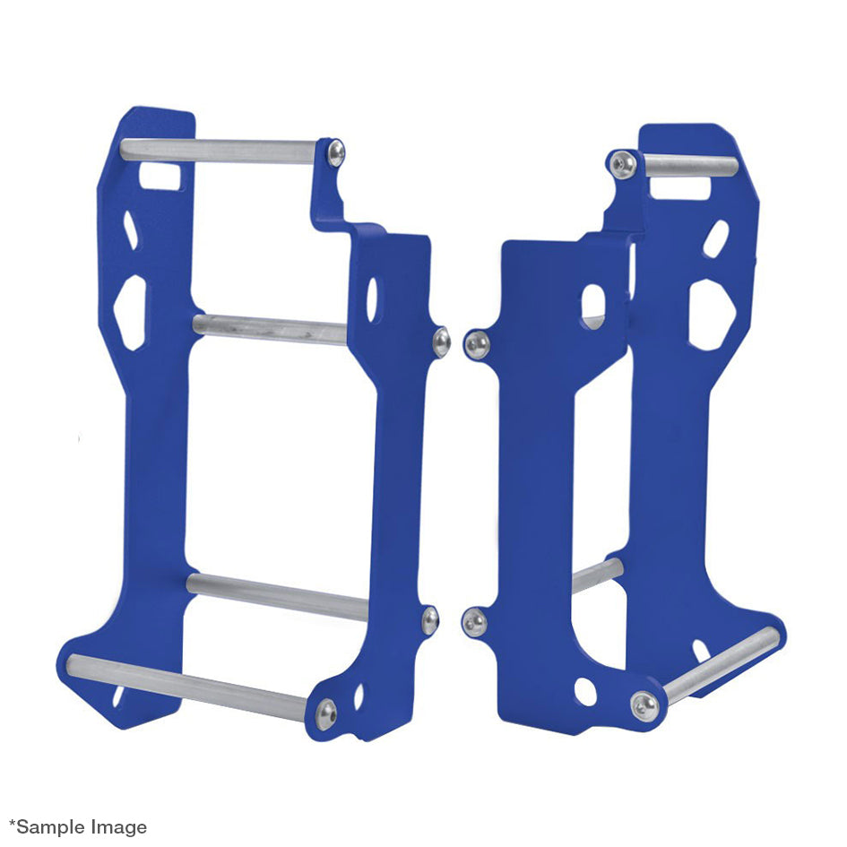 Crosspro Trail Radiator Guard, Blue – AJP PR7 650 Adventure 2018–2026