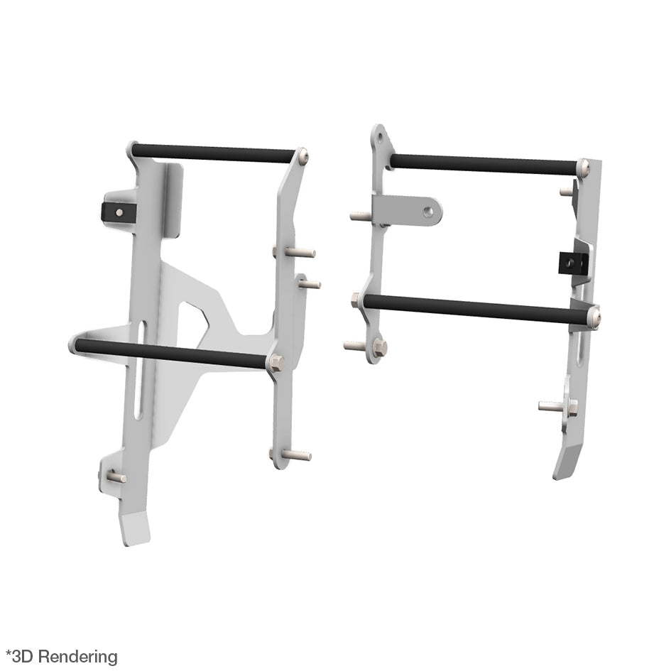 Crosspro Trail Radiator Guard, Textured Gray
