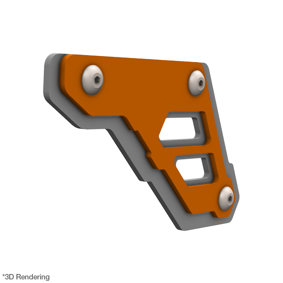 Crosspro Chain Guard, Orange Fin, Orange – Ducati DesertX 2022–2025