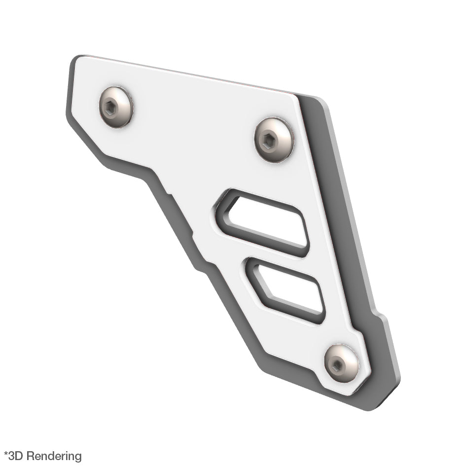 Crosspro Chain Guard, White Fin, White – Aprilia Tuareg 660 2022–2026