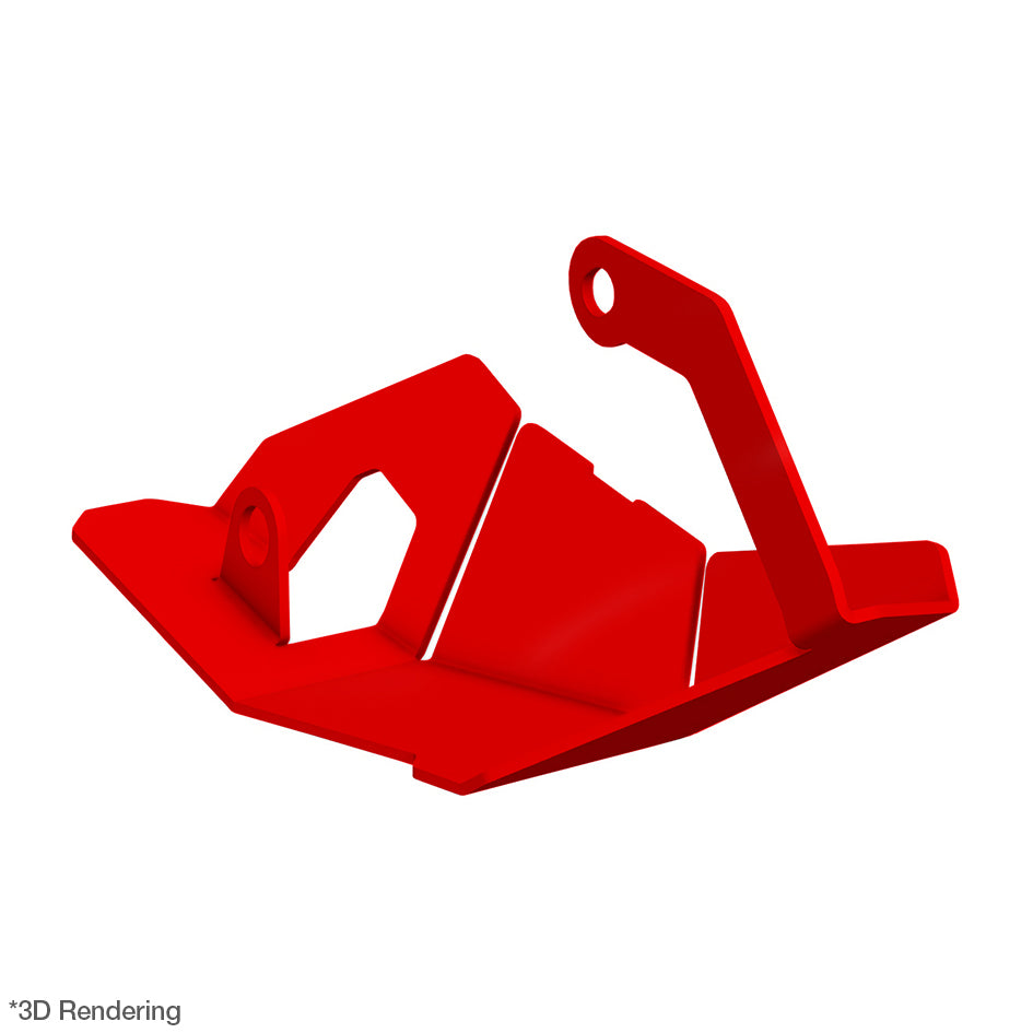 Crosspro Parking Brake Guard, Red - DCT