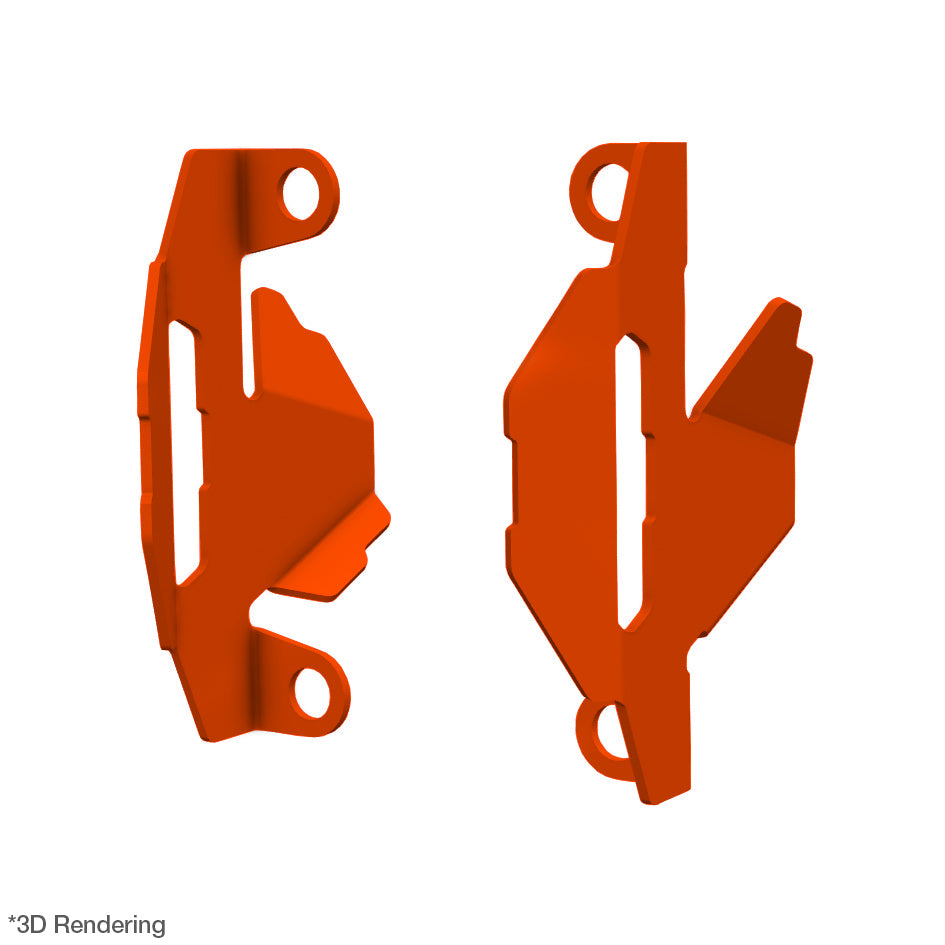 Crosspro Brake Caliper Guard, Orange - inc DCT