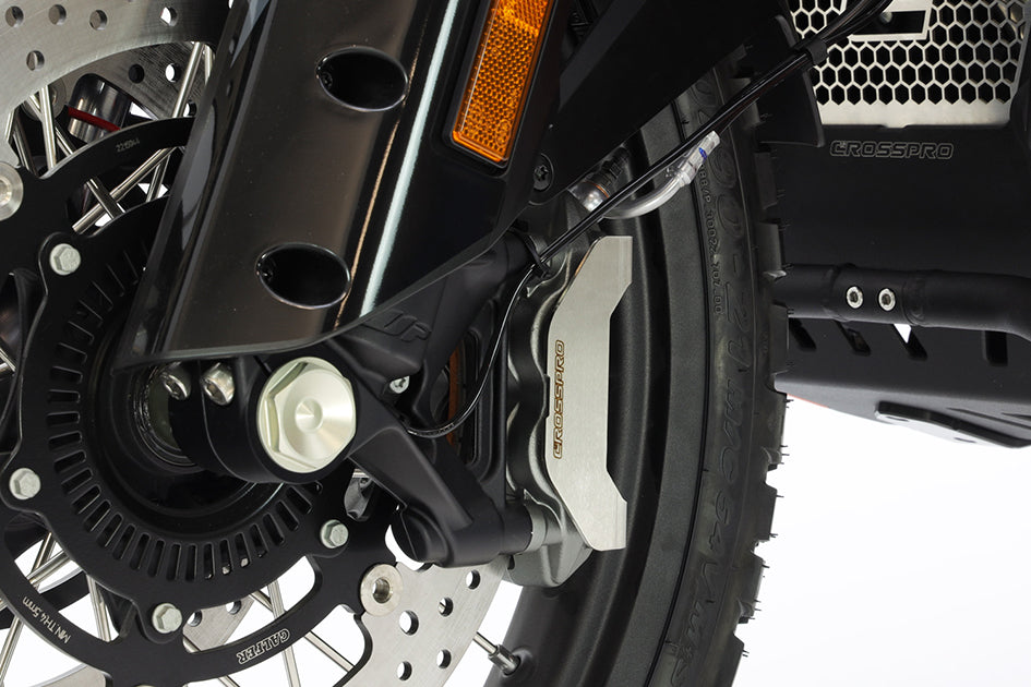 Crosspro Brake Caliper Guard, Brushed Stainless (2CP21700900014)