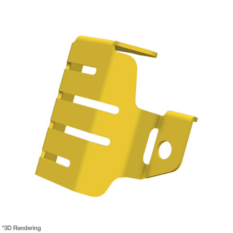 Crosspro Rear Brake Fluid Reservoir Guard, Yellow – Yamaha Tracer 7 / GT 2025