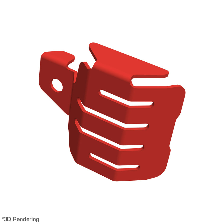 Crosspro Rear Brake Fluid Reservoir Guard, Red - World Raid