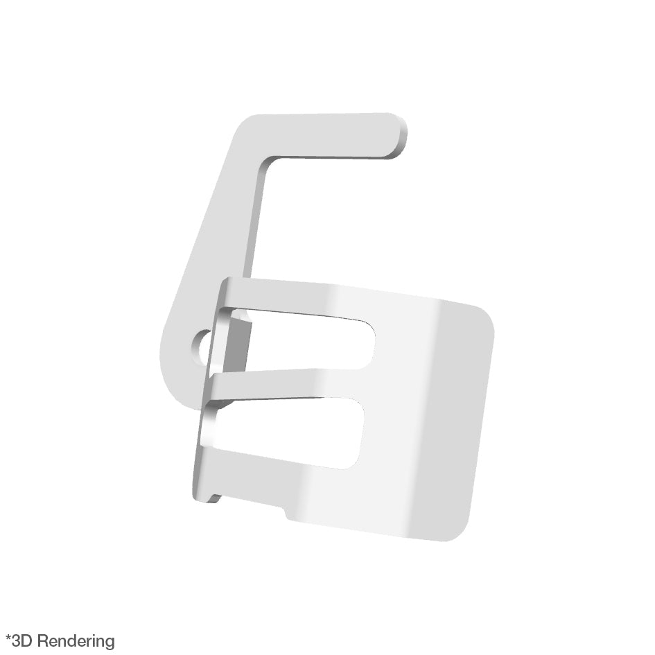 Crosspro Rear Brake Fluid Reservoir Guard, White – Yamaha Tenere 700 2019–2025