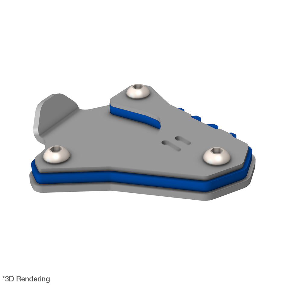 Crosspro Side Stand Base Extension, Blue – KTM 790 Adventure 2022 / KTM 790 Adventure R 2023–2024