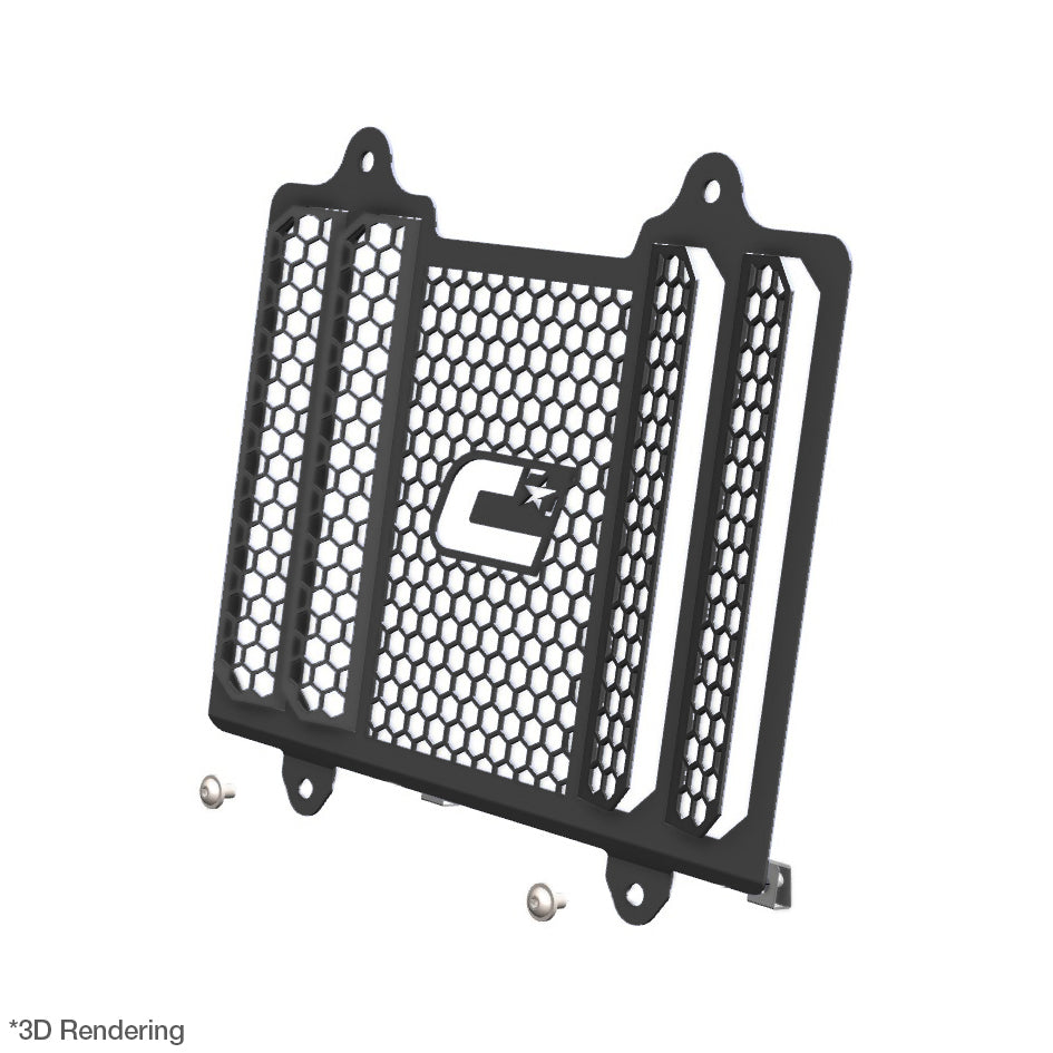 Crosspro Front Radiator Guard, Textured Black – BMW G310GS 2017–2025