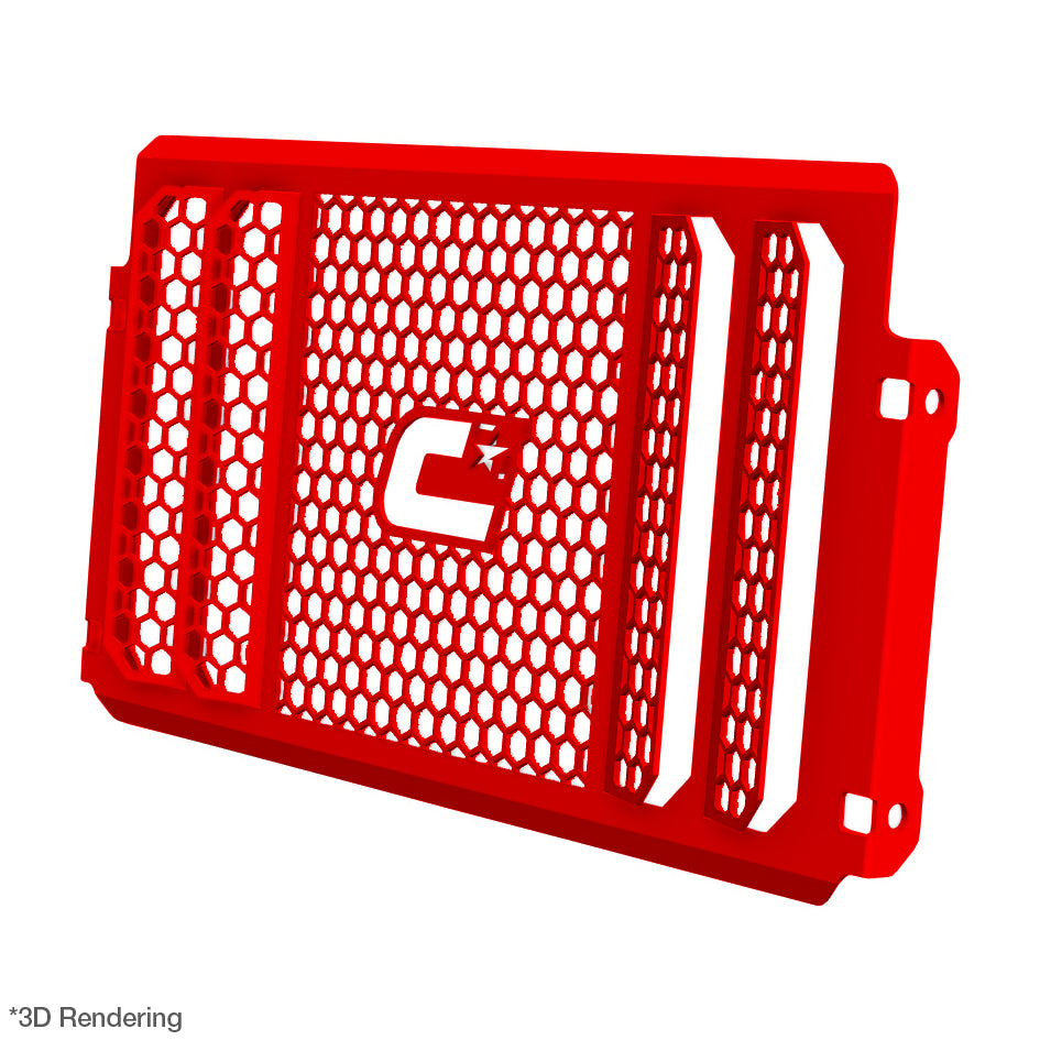 Crosspro Front Radiator Guard, Red – Yamaha MT-07 2018–2020