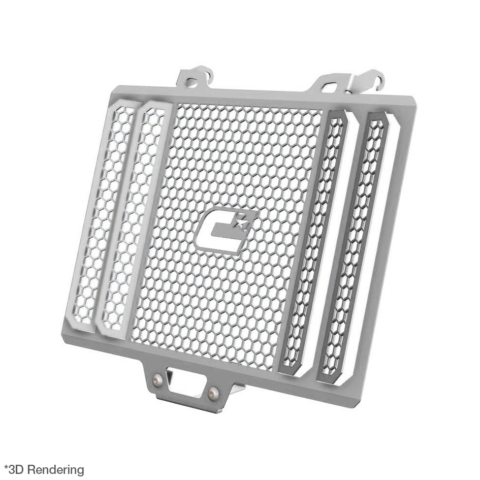 Crosspro Front Radiator Guard, Brushed Stainless – Yamaha Tracer 900 / GT 2018–2020