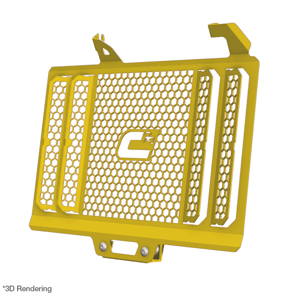 Crosspro Front Radiator Guard, Yellow - inc GT