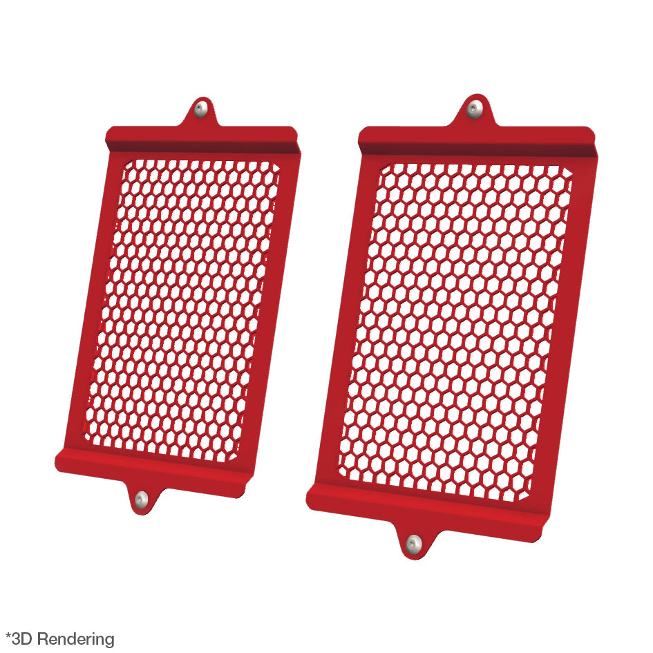 Crosspro Front Radiator Guard, Red – Triumph Tiger 900 / GT / Rally 2021–2026