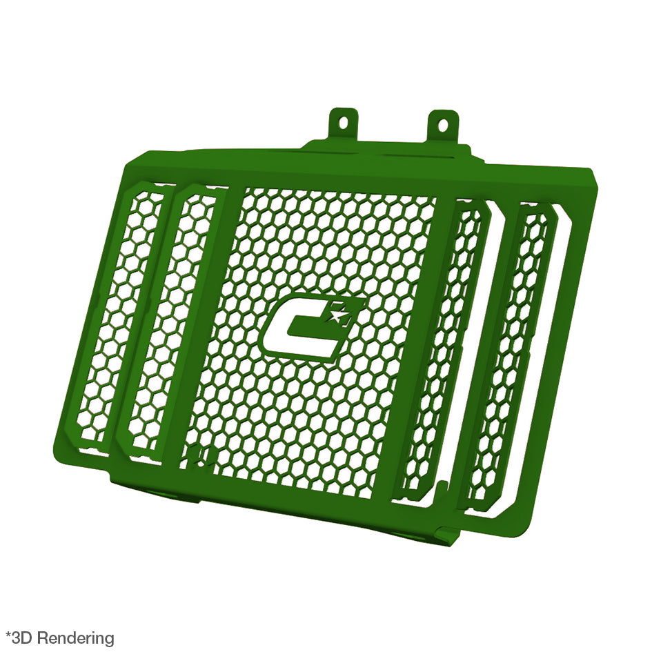 Crosspro Front Radiator Guard, Green – Moto Morini X-Cape 650 2022–2026