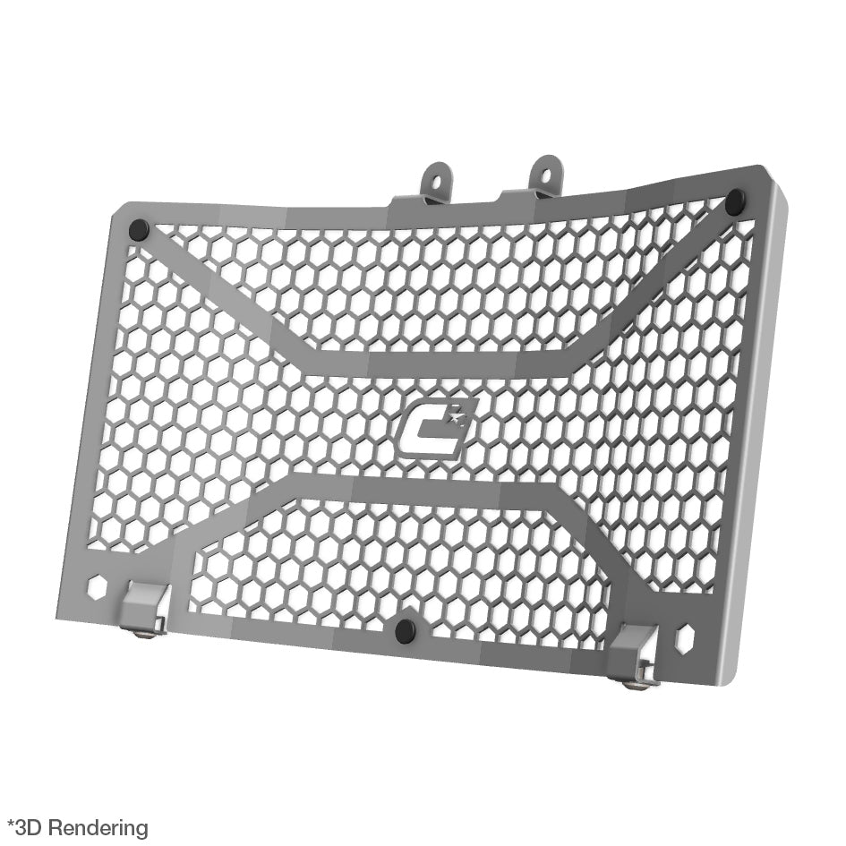 Crosspro Front Radiator Guard, Brushed Stainless (2CP22700910014)