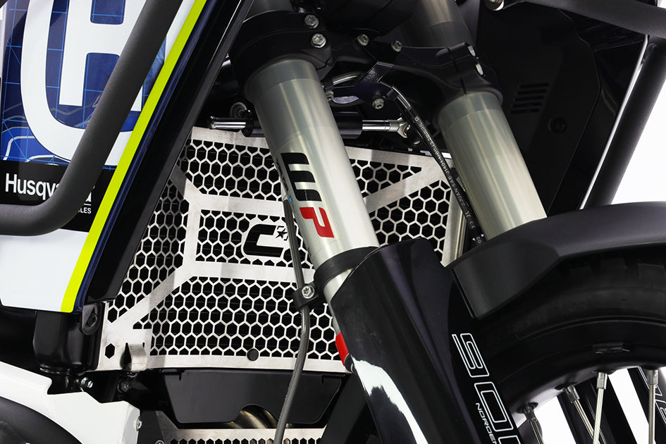 Crosspro Front Radiator Guard, Brushed Stainless (2CP22700910014)