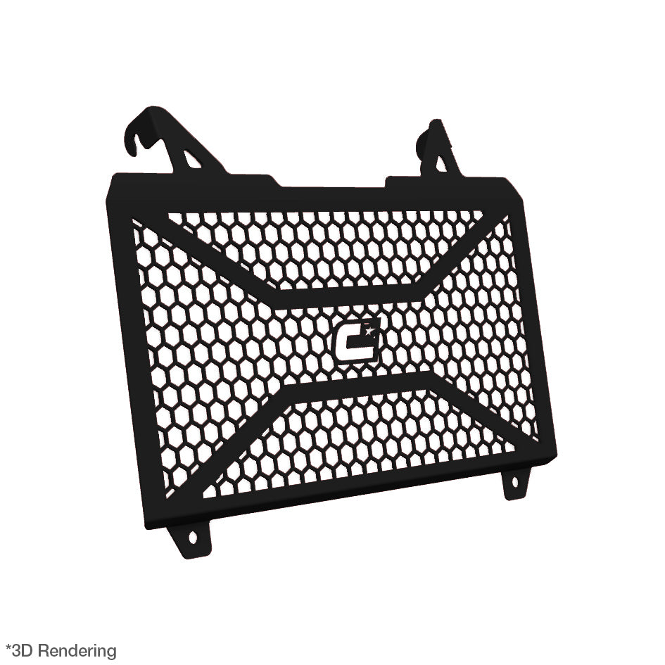 Crosspro Front Radiator Guard, Textured Black - DE models only