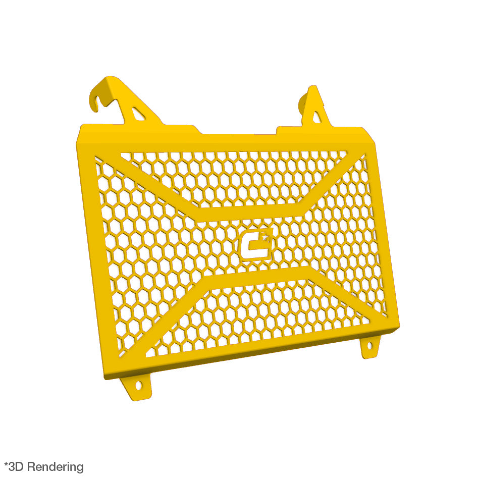Crosspro Front Radiator Guard, Yellow - DE models only