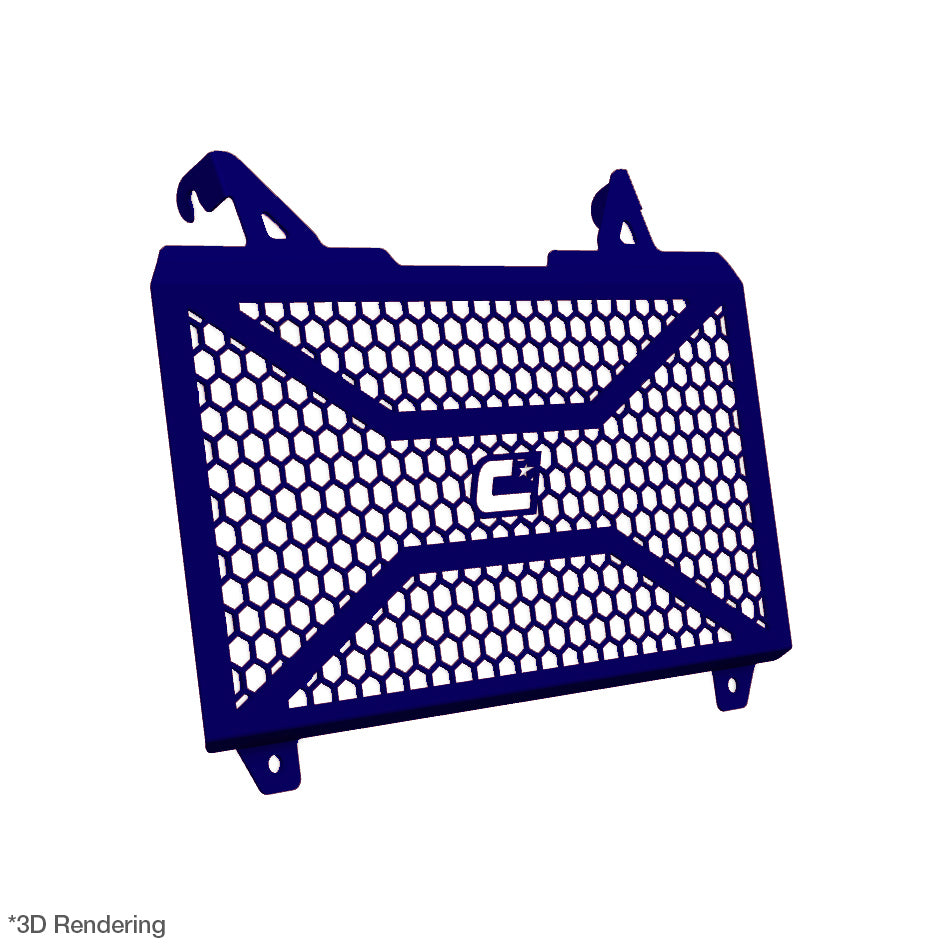 Crosspro Front Radiator Guard, Blue - DE models only