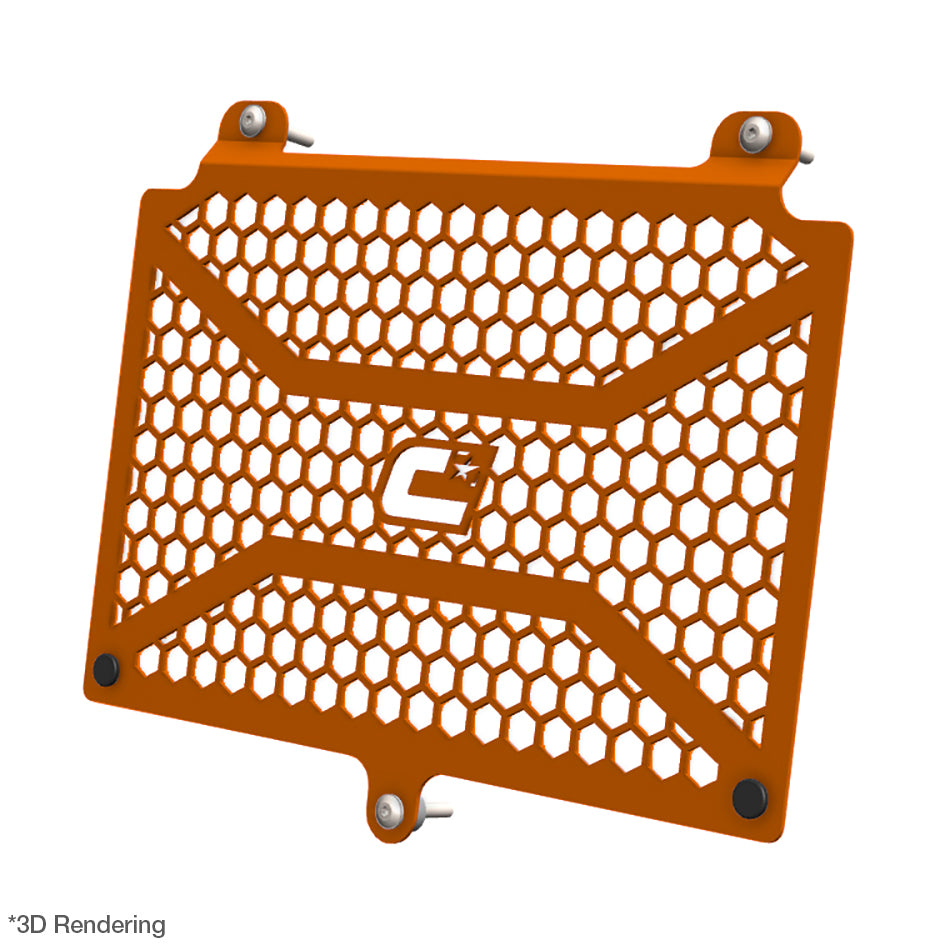 Crosspro Front Radiator Guard, Orange – Benelli TRK 702X 2023–2026 / Rieju Xplora 707 2025–2026
