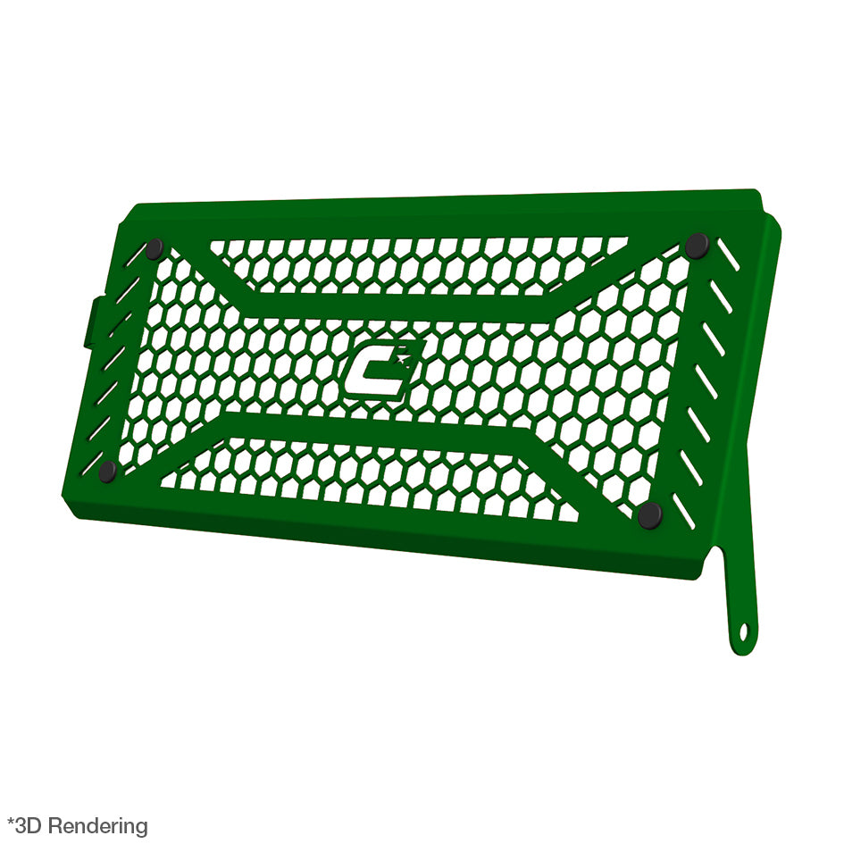 Crosspro Front Radiator Guard, Green – Kawasaki Versys 650 2022–2024